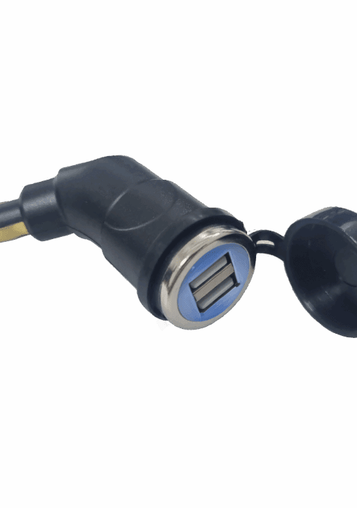 Hella plug to Dual USB Charger with Cover