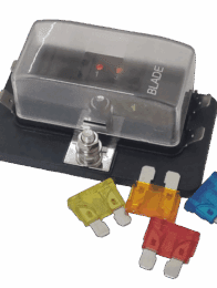 4 Way Blade Fuse with LED