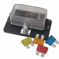 4 Way Blade Fuse with LED