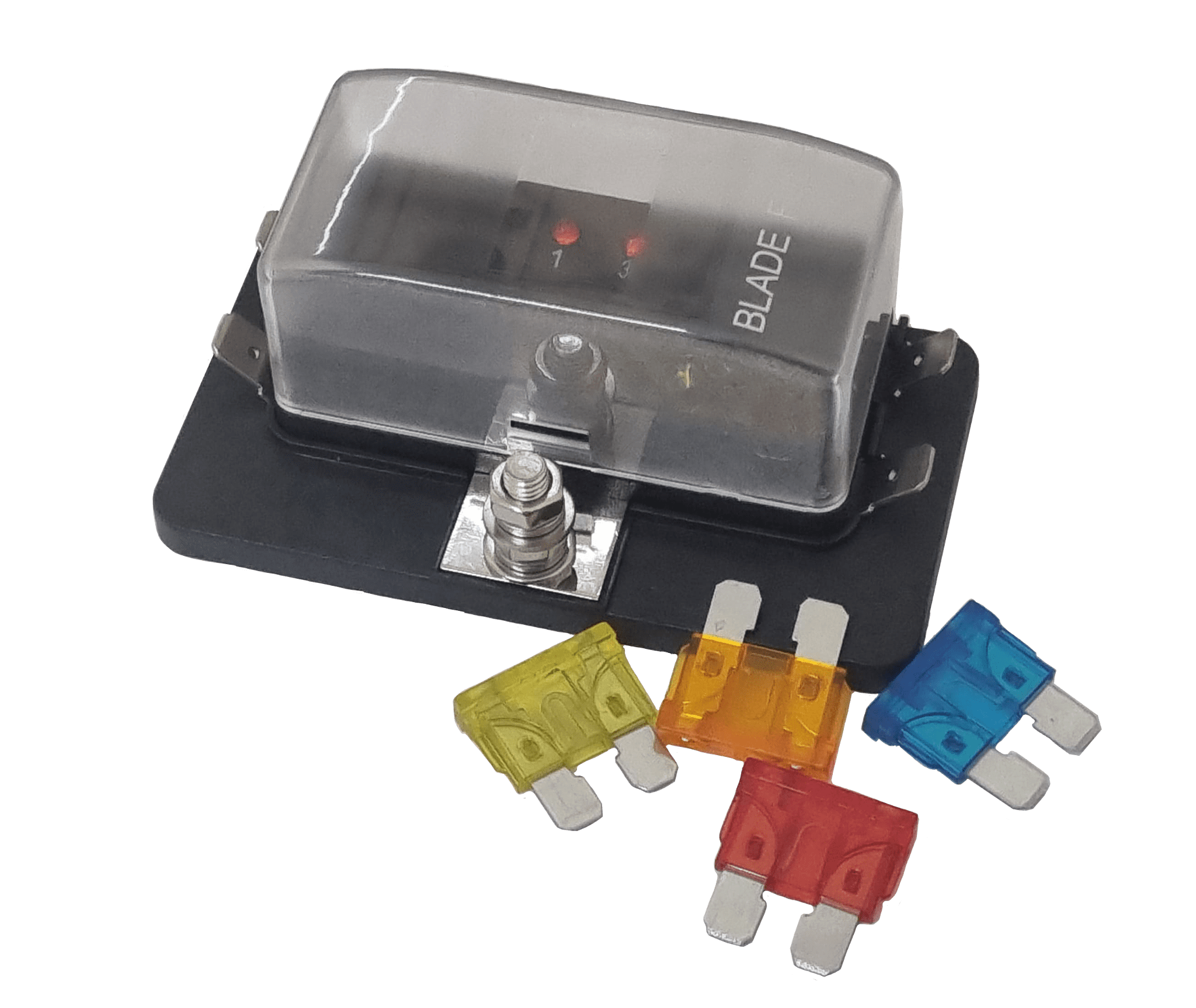 4 Way Blade Fuse with LED