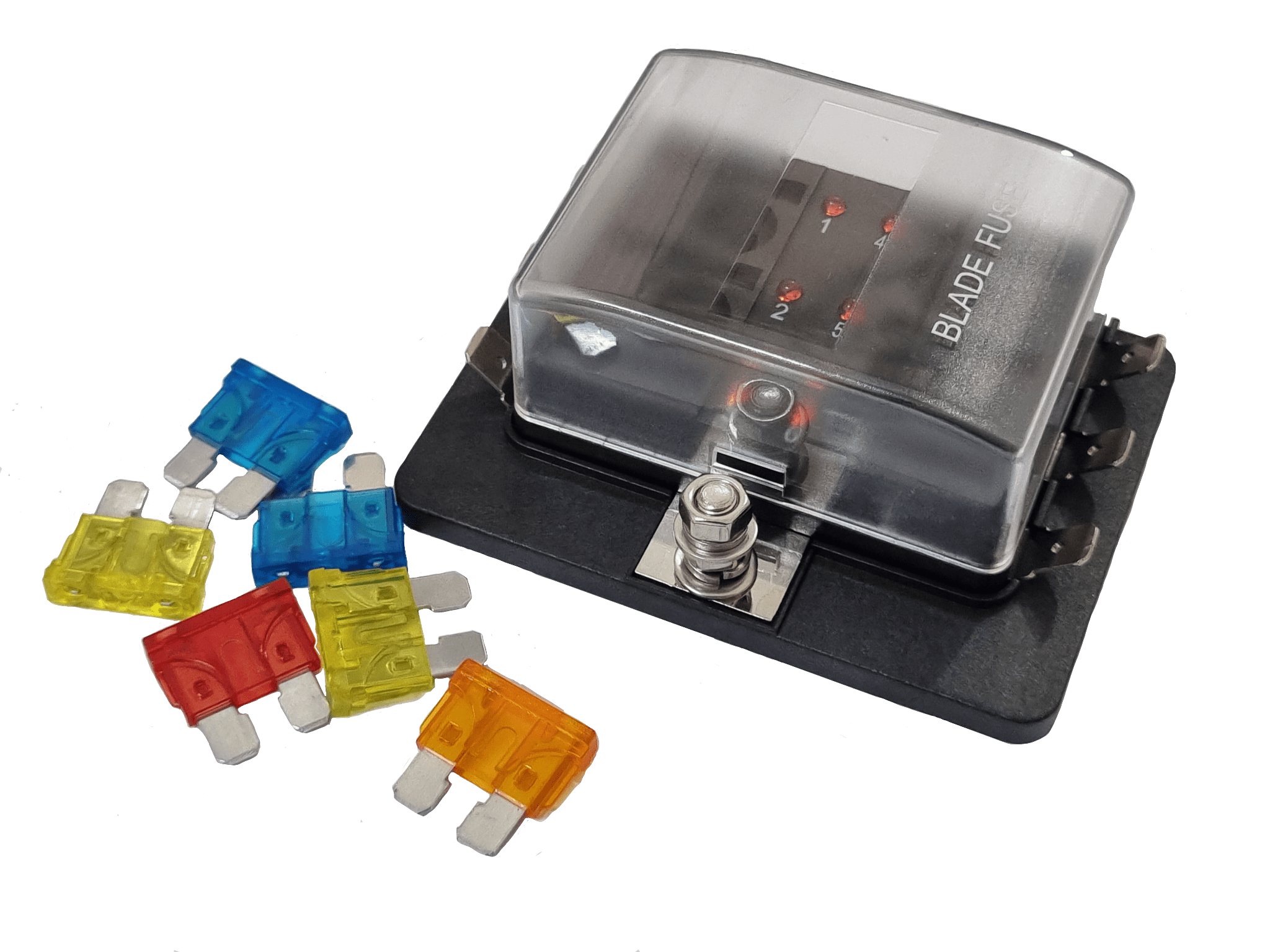6 Way Blade Fuse with LED