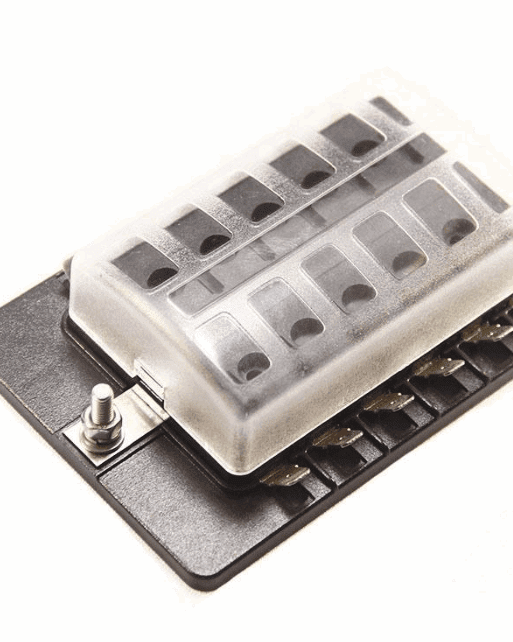 12 Way Blade Fuse Box with LED