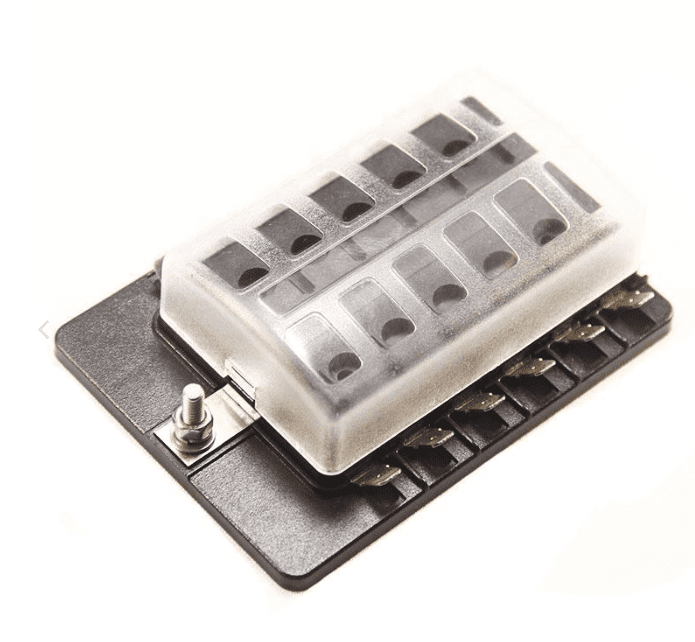 12 Way Blade Fuse Box with LED