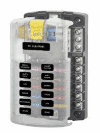 12 Way Blade Fuse Box with Negative Bar