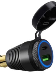 QC3 USB and Type C Hella Socket Charger