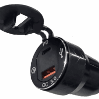 Hella to QC3.0 & Pd Type C Charger with Voltmeter