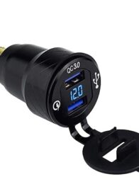 Hella to Dual QC3.0 USB Charger and Voltmeter
