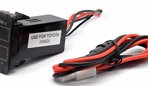 Volt and Temp Meter for Toyota Vigo