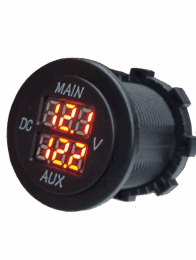 Dual Round Voltmeter