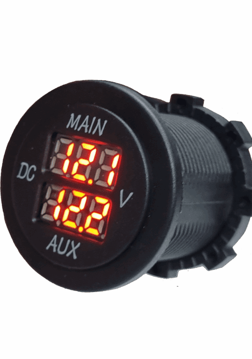 Dual Round Voltmeter