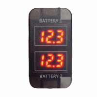 12-24v Dual Voltmeter for Small Toyota