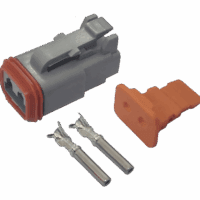2 Pin Male Deutsch Connector