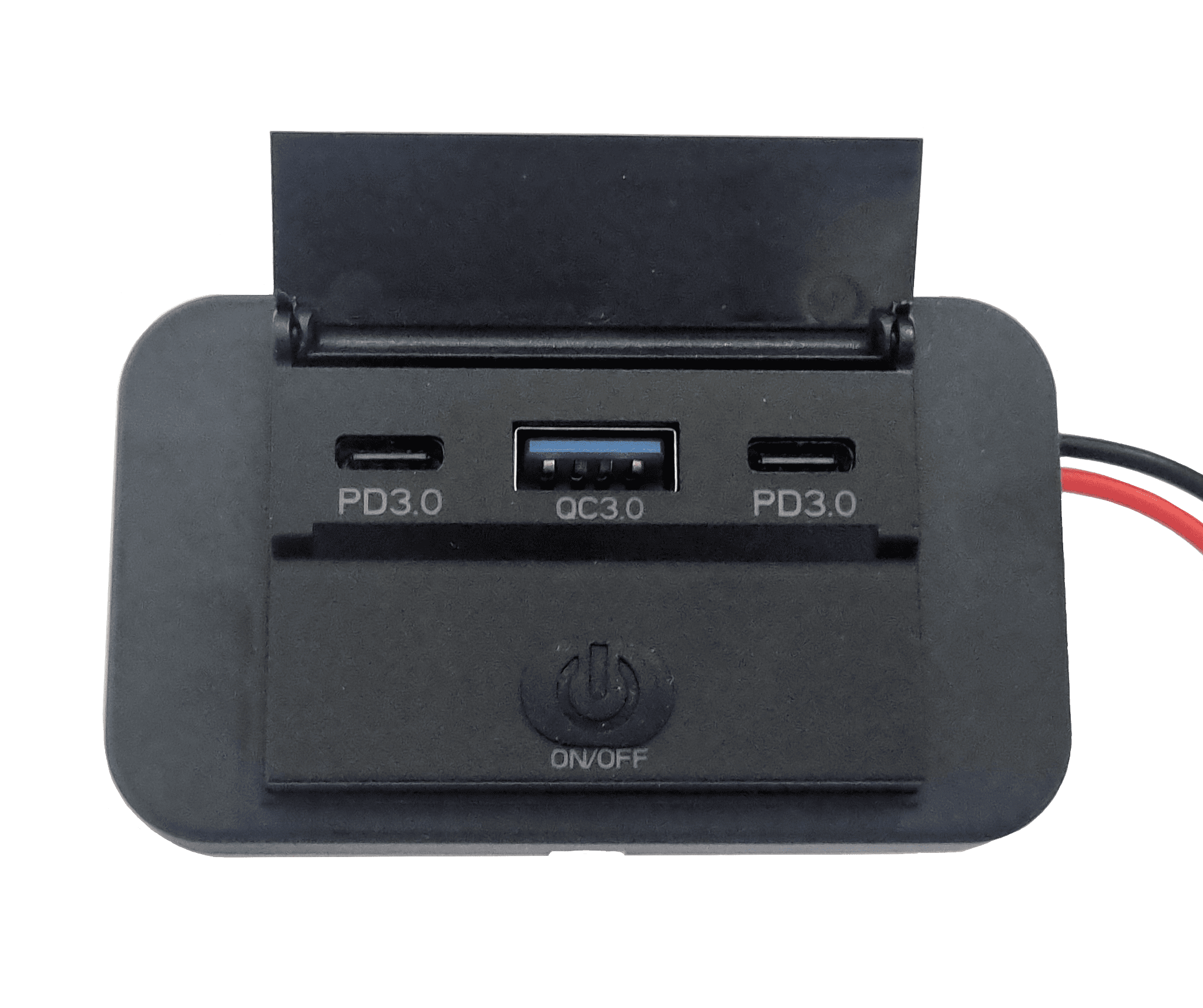 Triple Port Dual PD3 Type C and Single USB QC3 Wall Plate Charger