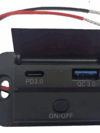 Dual QC3 USb and PD3 Type C Wall Plate Charger