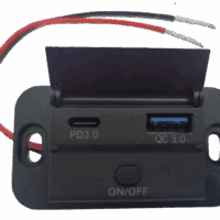 Dual QC3 USb and PD3 Type C Wall Plate Charger