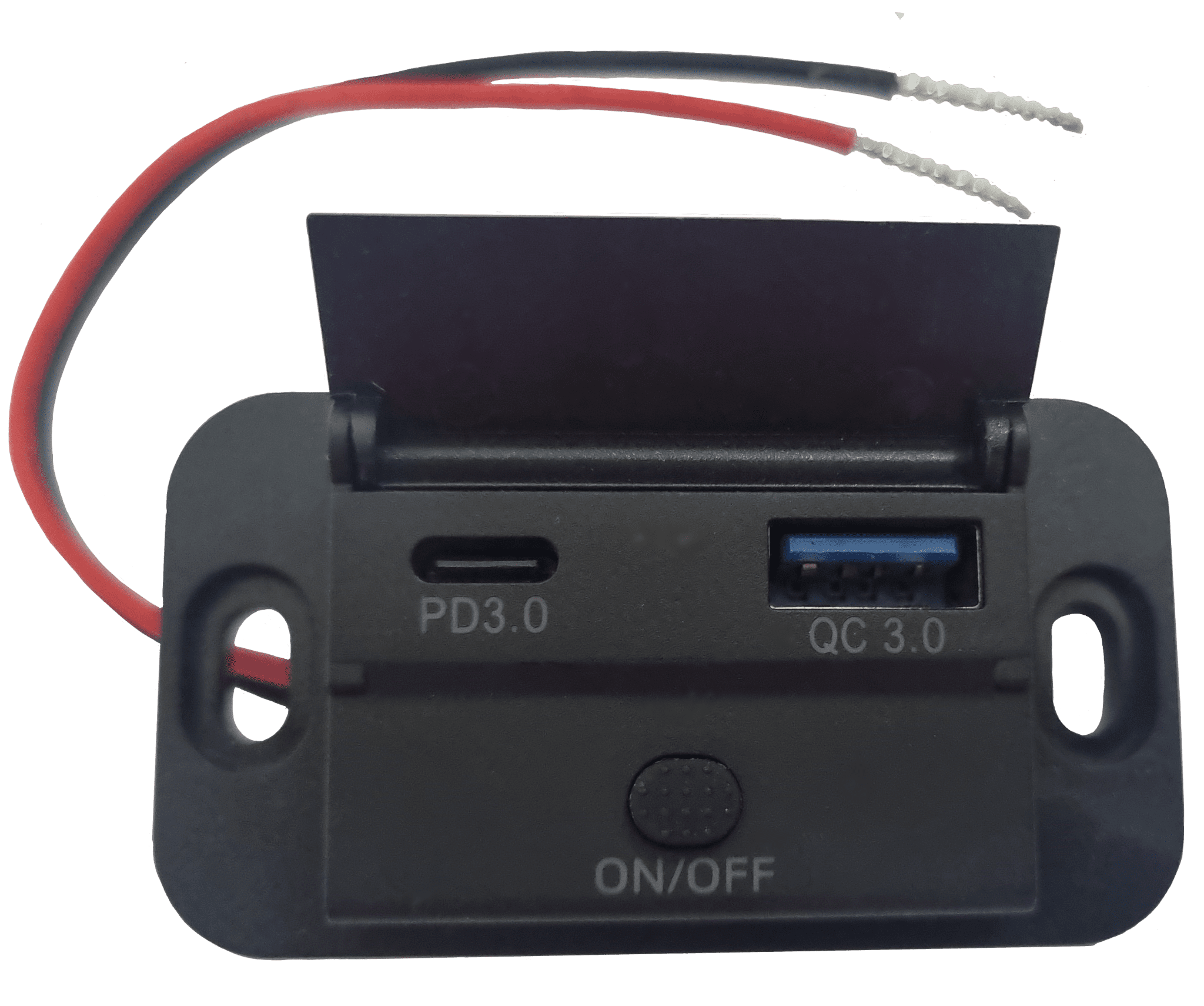 Dual QC3 USb and PD3 Type C Wall Plate Charger