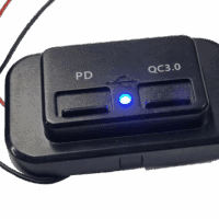 Dual QC3 USB and Type C PD Wall Plate Charger