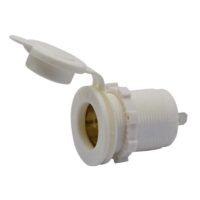 12-24V Power Socket - White