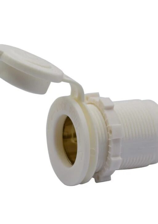 12-24V Power Socket - White